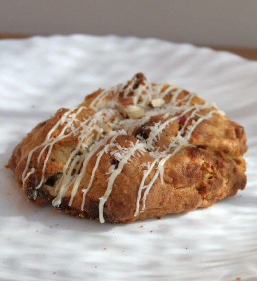 Galletas crumble cookies caseras con chispas de chocolate y coco